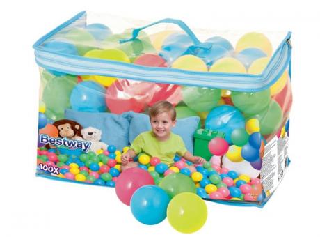 Imagen de PELOTAS MULTICOLORES 100 UN. 52027