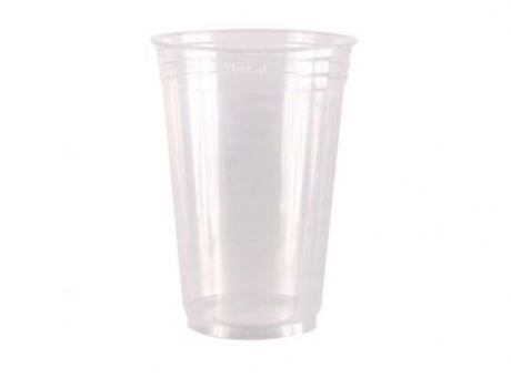 VASO PLAST. PPT-330 TRANSP LISO 300ML C50