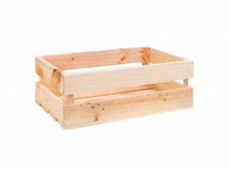 Imagen miniatura de CAJA PALET RECTANGULAR MINI NATURAL 15X23.5X9