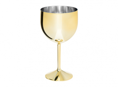 Imagen miniatura de COPA GIN SHELBY 550ML METAL DORADO