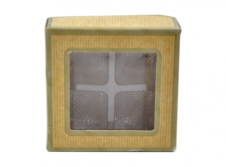 Imagen de CAJA BOMBON P04 KRAFT ORO 9,3X9,35X3,5