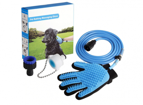 Imagen miniatura de GUANTE PARA BAÑO MASCOTA PSF-105