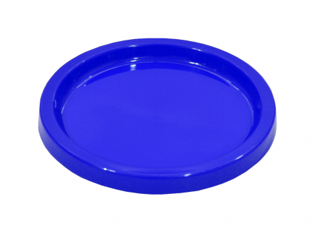 BANDEJA PLASTICA CIRCULAR (21X2) AZUL