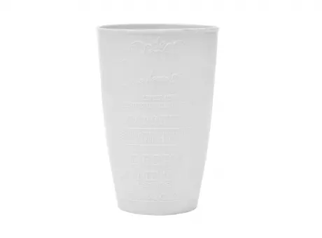 Imagen miniatura de VASO LISO CON FRASES EN RELIEVE COLORES DIVERSOS XX