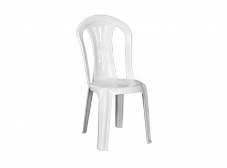 Imagen de SILLA PLASTICA BLANCA R. 1120 S/B PLASNEW