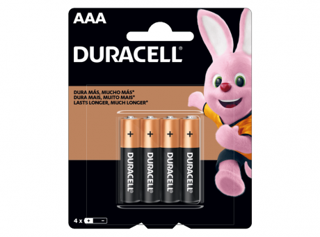 PILA DURACELL AAA 4 MINI MN2400B4