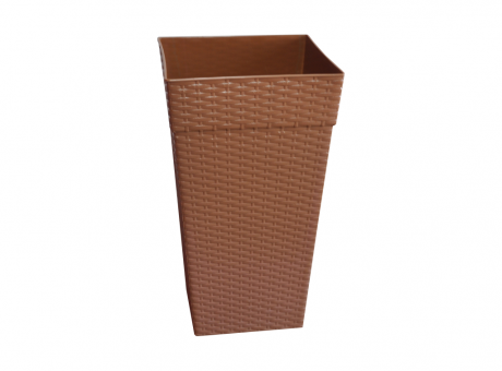 Imagen de PLANTERA RATTAN MEDIANA 17 L CERAMICA R. 132 PLASNEW