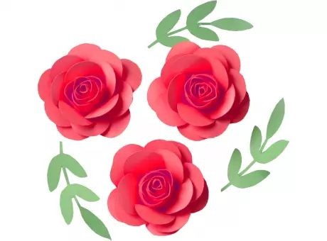 Imagen miniatura de FLORES CARTULINA COLORES SURTIDOS 3P