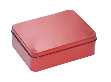 LATA RECTANGULAR 4P (12.5X4X9.5CM) ROJO