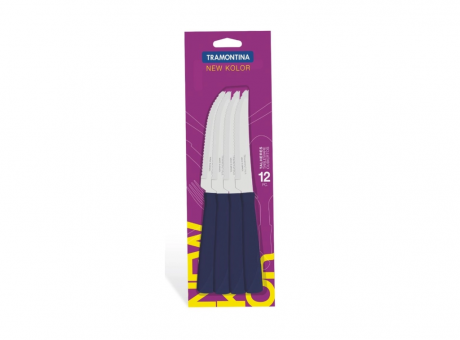 Imagen de CUCHILLO PARA ASADO AZUL 23160/914 NEW KOLOR