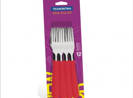 TENEDOR P/ MESA ROJO 23162/970 NEW KOLOR