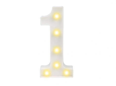 Imagen de NUMERO LED "1"