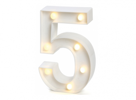 Imagen miniatura de NUMERO LED "5"