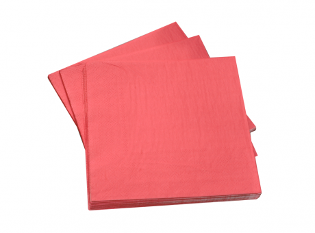 SERVILLETA MDC ROJO 33X33CM C20