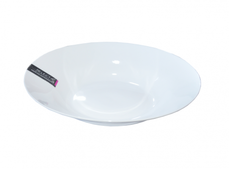 PLATO HONDO 22.8 CM BLANCO PORCELANA