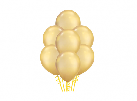 Imagen de GLOBO CROMADO DORADO 12" YF22