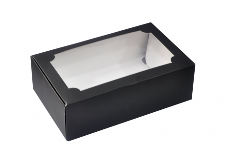 Imagen de CAJA AUTOARMABLE 25X15X8 NEGRO