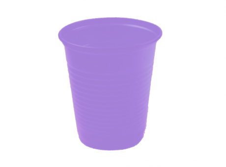 VASO PLASTICO 200ML LILA 40X50 C200-LL
