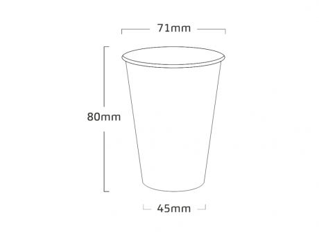 Imagen miniatura de VASO DE PAPEL P1 CAFÉ NEGRO 180 ML C25