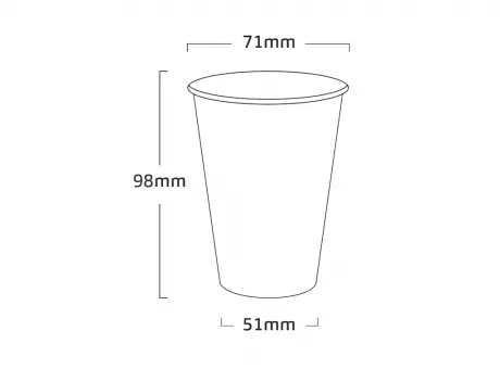 Imagen miniatura de VASO DE PAPEL P1 CAFÉ NEGRO ARTE 240 ML C25