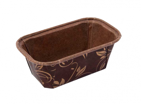 Imagen miniatura de FORMA BUDIN INGLES 100G PLUMPY FIORI MARRON 5 UNIDADES ECOPACK