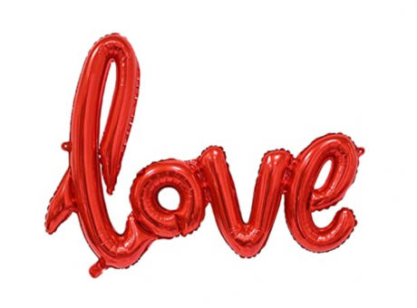 GLOBO \\\\"LOVE\\\\" (108X65.5CM) ROJO