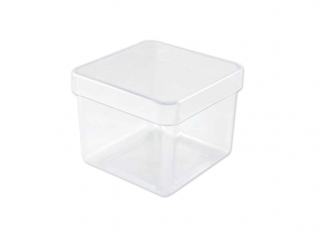 CAJA ACRILICA CRISTAL 4X4 TRANSP C10