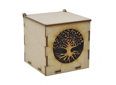 CAJA DE TE CHICO ARBOL DE LA VIDA - FIBROFACIL