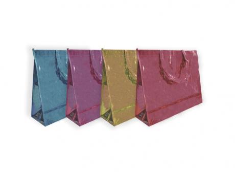 Imagen de BOLSO REUSABLE METALICA 45X15X110 CM CORAZON LASER