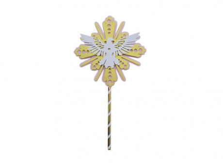 Imagen de TOPPER BAUTISMO ESPIRITU SANTO ROSA