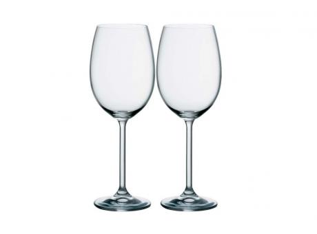 Imagen de SET DE 2 COPAS DE CRISTAL PARA VINO BOHEMIA GOLDEN 450ML