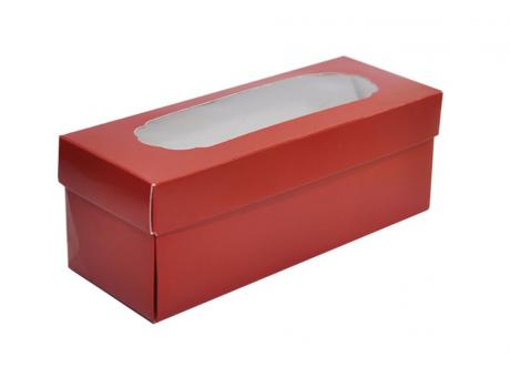 Imagen de CAJA PARA BUDIN ROJO 24X9X8,5