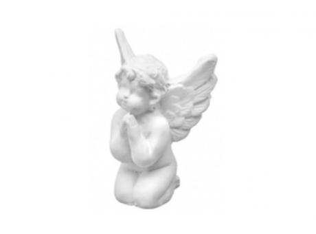 DECOR RESINA ANGEL NIÑO (3.5X4CM) BLANCO