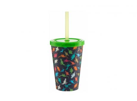 VASO BABY PP 350ML DINO-VERDE NEON R: 01195754 NEOPLAS