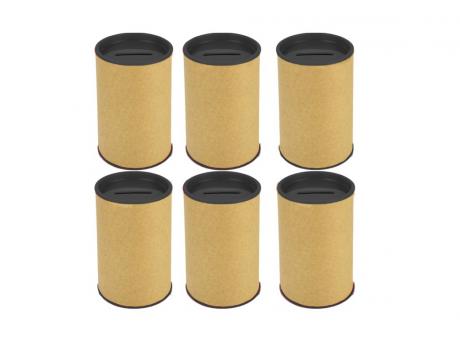 ALCANCIA DE PAPEL NEGRO C6