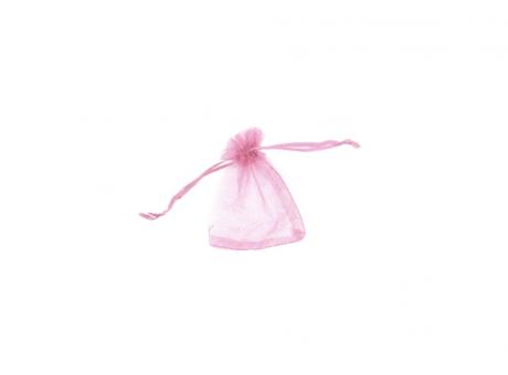 BOLSITA ORGANZA 10P (7X9CM) ROSADO CLARO