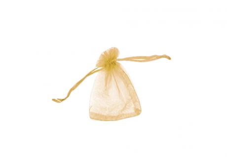 BOLSA ORGANZA 10P (11X16CM) DORADO