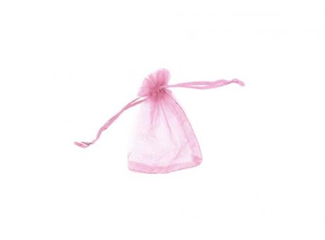 BOLSA ORGANZA 10P (11X16CM) ROSADO CLARO