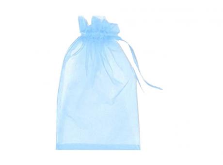 BOLSA ORGANZA 10P (20X30CM) CELESTE