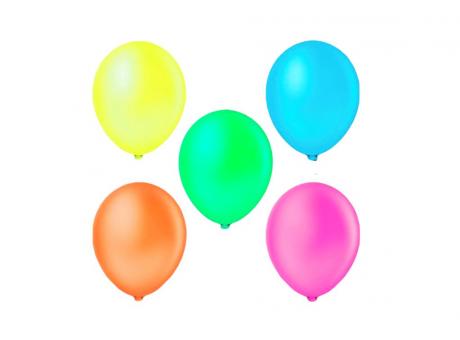 Imagen de GLOBO LISO 9 C/25 UNI NEON SURTIDO ART LATEX