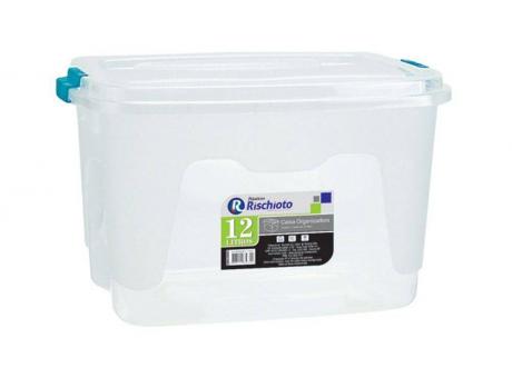 Imagen de ORGANIZADOR PLASTICO 12 LTS TRANSPARENTE RISCHIOTO/0124