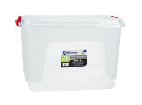Imagen de ORGANIZADOR PLASTICO 20 LTS TRANSPA RISCHIOTO/0123