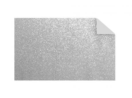 Imagen de GOMA EVA GLITTER PLATEADO