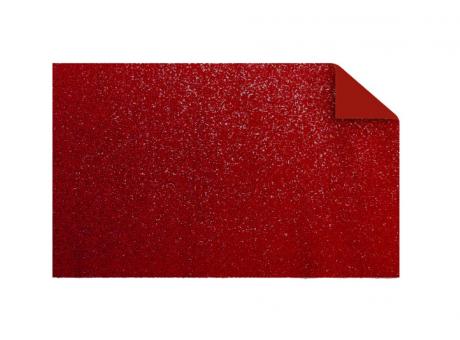 Imagen de GOMA EVA GLITTER ROJO