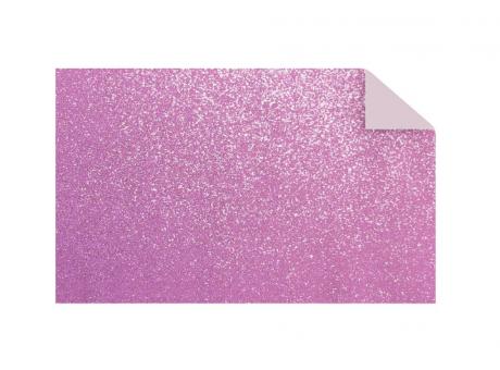 Imagen de GOMA EVA GLITTER ROSA CLARO