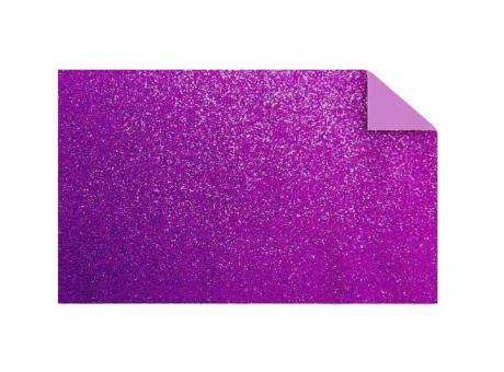 Imagen de GOMA EVA GLITTER FUCSIA