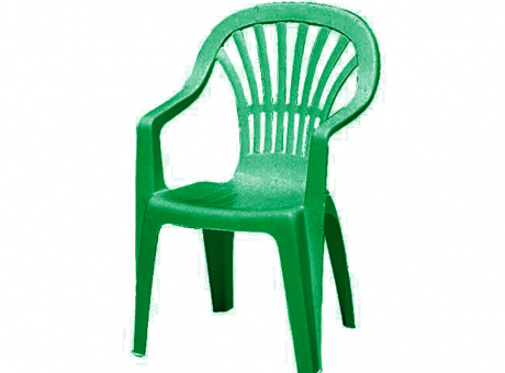 Imagen de SILLA IVANNA ABIERTA VERDE INPLAST PY