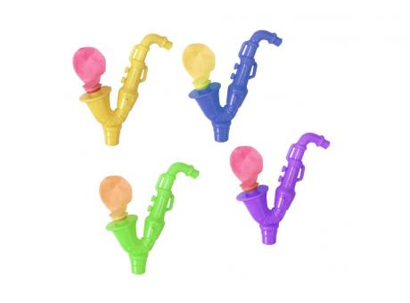 Imagen de JUGUETE SORPRESITA P/ FIESTA PITO INSTRUMENTO MUSICAL SAXOPHONE, DIFERENTES COLORES 38957 (DS)