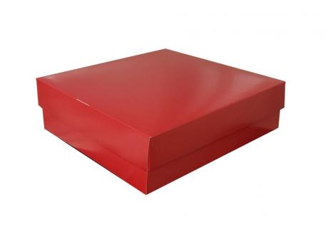 Imagen de CAJA REGALO ROJO RESISTENTE HASTA 5,5 KG 28X29X9CM