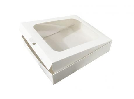 CAJA C/ VISOR BLANCO 16X19X4CM